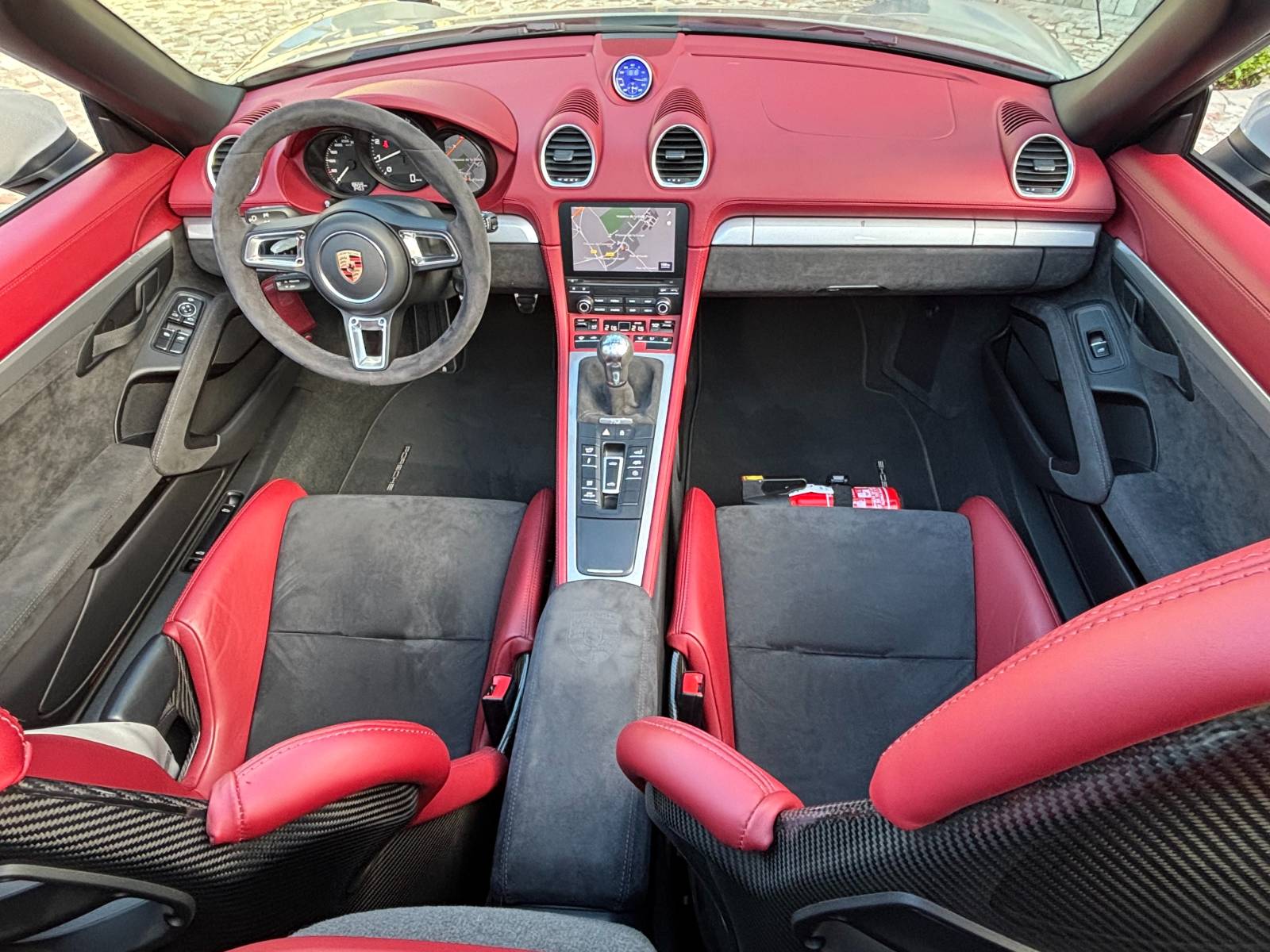 PORSCHE 718 SPYDER 4.0 420ch Pack intérieur Spyder Classic 2020 Craie