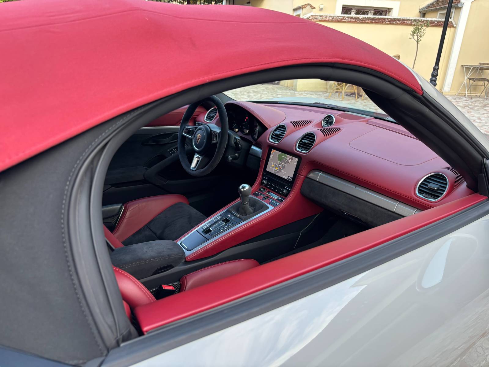 PORSCHE 718 SPYDER 4.0 420ch Pack intérieur Spyder Classic 2020 Craie