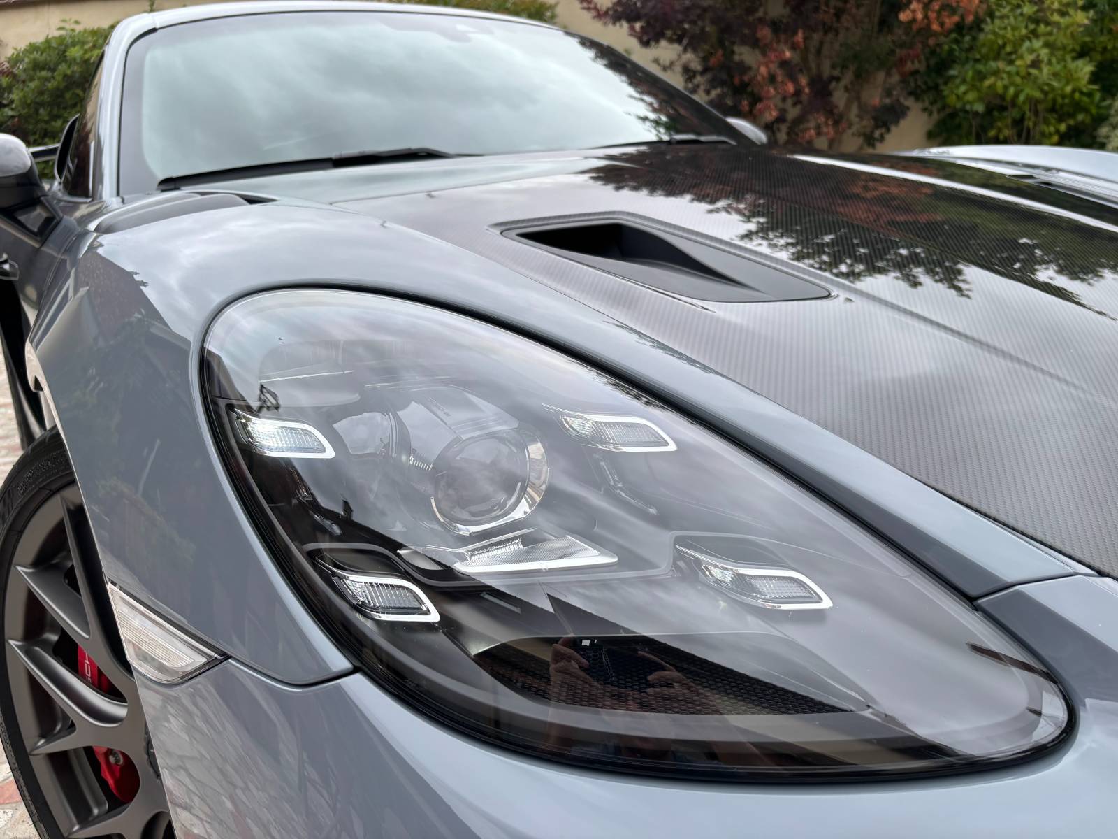 PORSCHE 718 CAYMAN GT4 RS 4.0 500ch PDK 2022 Gris Arctique