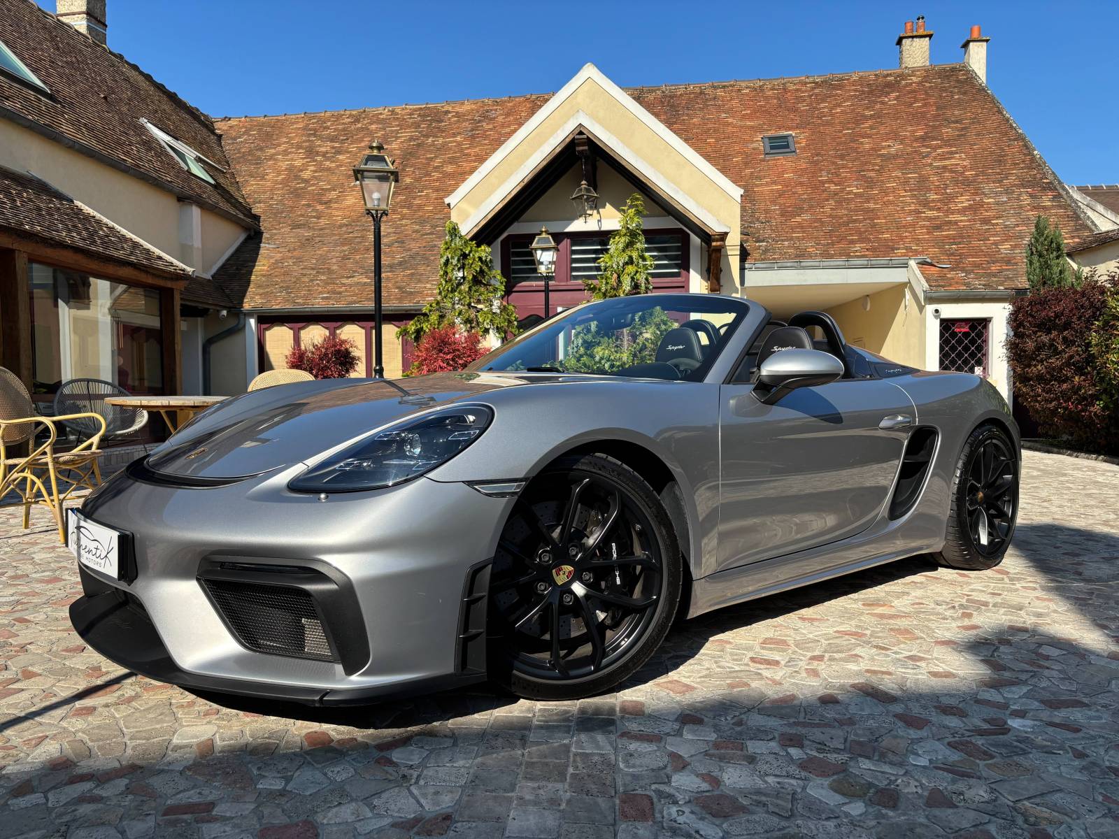 PORSCHE 718 SPYDER 4.0 420ch 2020 Gris Argent GT