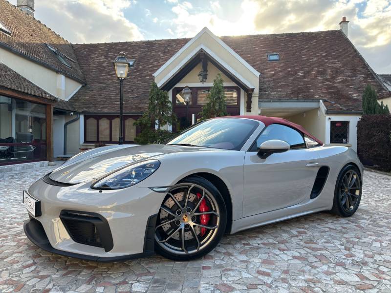 PORSCHE 718 SPYDER 4.0 420ch Pack intérieur Spyder Classic 2020 Craie