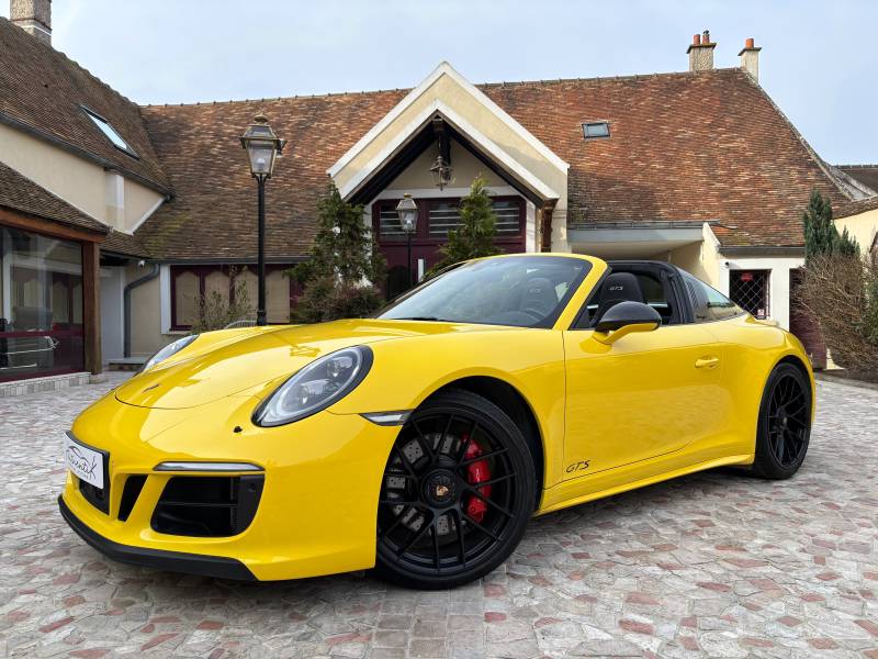 PORSCHE 991 TARGA 4 GTS 3.0 450ch PDK 2018 Jaune Racing