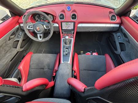 PORSCHE 718 SPYDER 4.0 420ch Pack intérieur Spyder Classic 2020 Craie