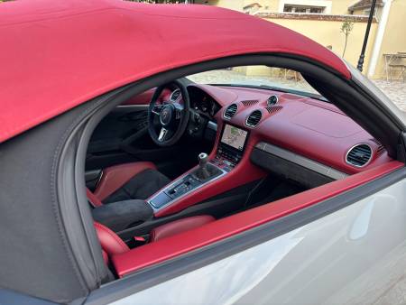 PORSCHE 718 SPYDER 4.0 420ch Pack intérieur Spyder Classic 2020 Craie
